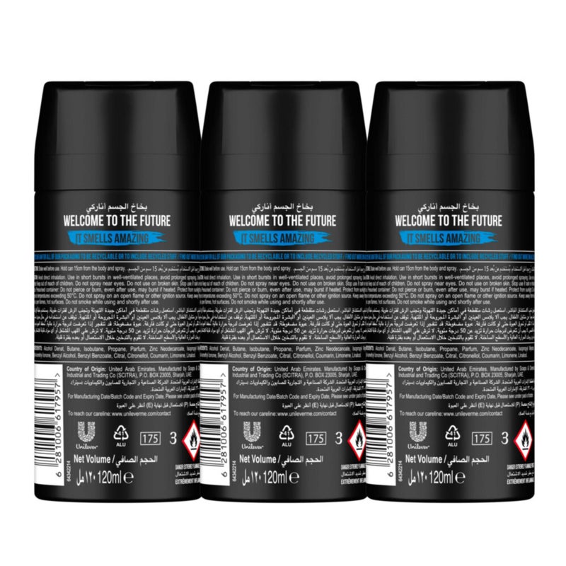 AXE AERO ANARCHY SPOFF 4X3X120ML - Image 1